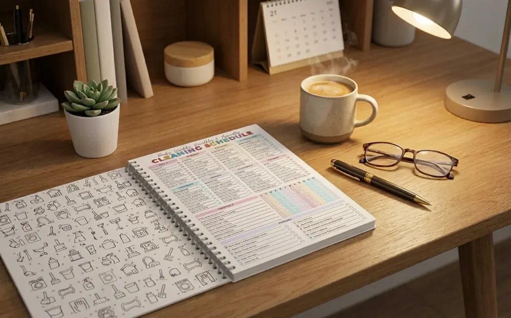 ADHD cleaning planner
