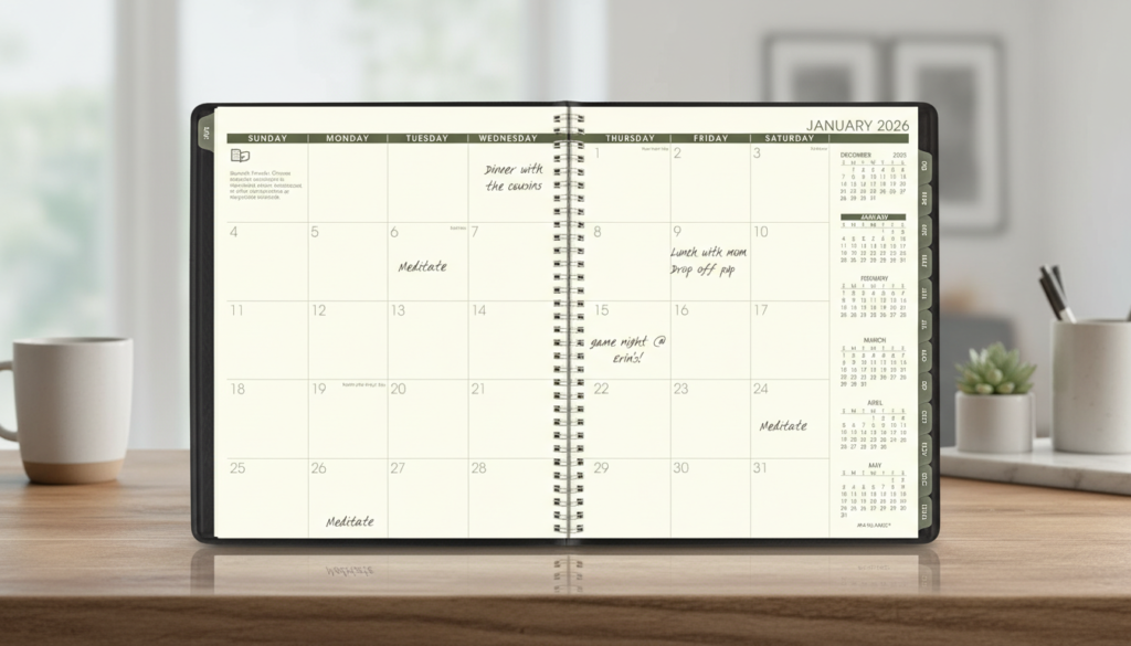 AT-A-GLANCE 2026 Monthly Planner