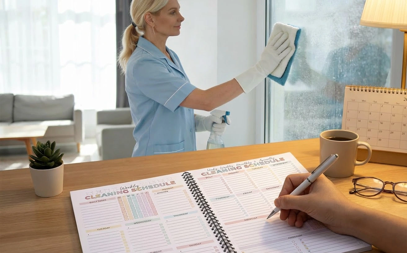 ADHD cleaning planner