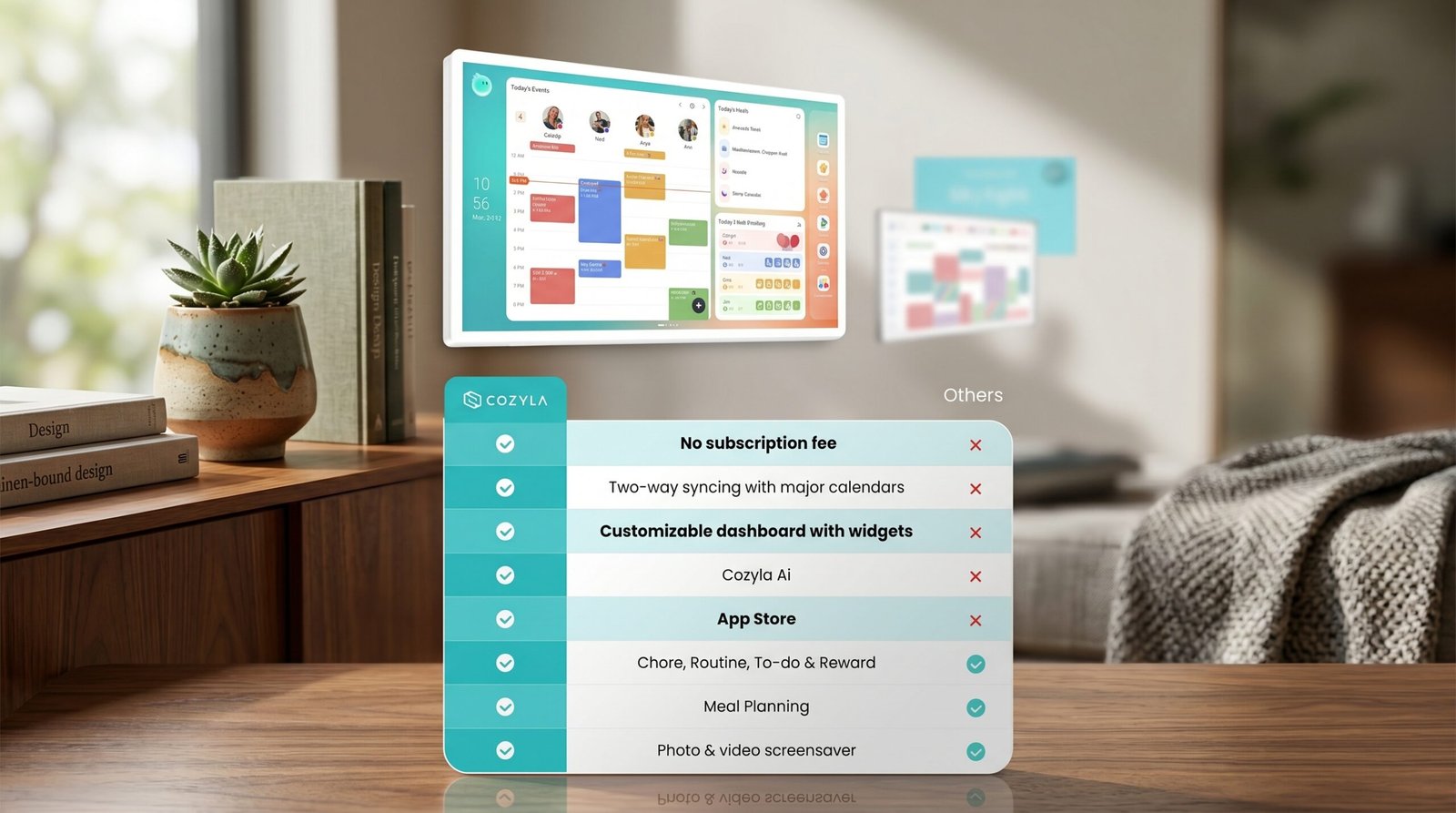Cozyla Smart Digital Calendar